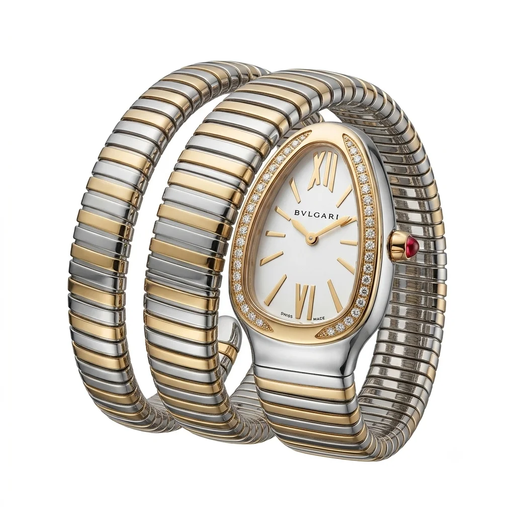 Gemini_Generated_Image_brjkhebrjkhebrjk ساعة بولغاري حريمي ثعبان- Bvlgari Sneak Watch For Women - Image 1